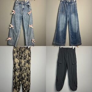 Girls Pants Bundle: All in Motion, Peyton Bre, Shein, Tractr‎ - Sizes 10-14